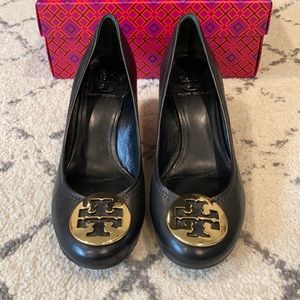 Tory Burch Sophie Leather Wedges